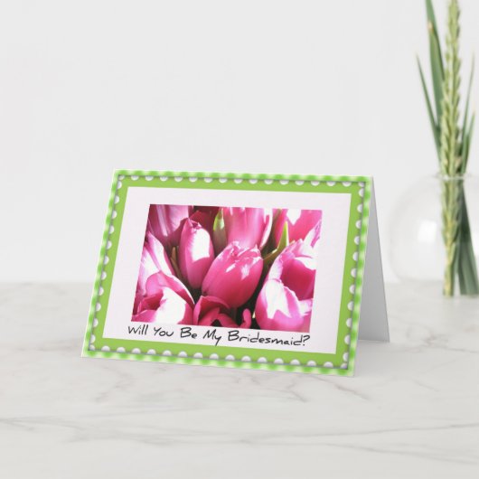 Serez-Vous Ma Carte D'Invitation De Femme D'Accuei (Devant)