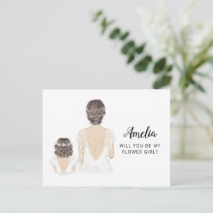 Serez-Vous Ma Carte Postale De Proposition Fleur G