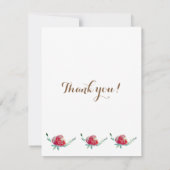 Serez-vous ma carte postale invitation fleurie (Dos)