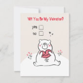 Serez-Vous Ma Carte Saint Valentin (Devant)