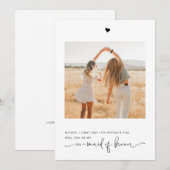 Serez-vous ma coservante de Carte photo d'honneur (Devant / Derrière)