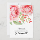 Serez-vous ma demoiselle d'honneur junior ? Carte  (Devant)