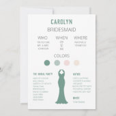 Serez-Vous Ma Femme D'Accueil ? Carte (Dos)