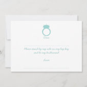 Serez-Vous Ma Femme D'Accueil ? Carte Bleue (Dos)