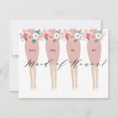 Serez-Vous Ma Fille D'Honneur ? | Carte Bridesmaid (Devant)