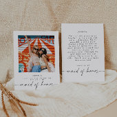 Serez-Vous Ma Fille D'Honneur Carte De Proposition