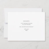 Serez-Vous Ma Fille D'Honneur Deux Cartes photos ? (Dos)