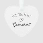 Serez-Vous Ma Godmère ? baby shower moderne ? (devant)