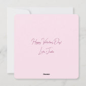 Serez-vous ma Saint-Valentin ? Carte plate personn (Dos)