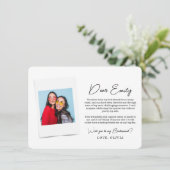 Serez-Vous Ma Servante D'Accueil, Carte photo De B (Debout devant)