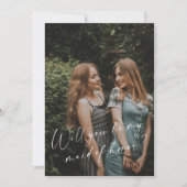 Serez-vous ma servante d'honneur Carte de proposit (Devant)