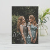 Serez-vous ma servante d'honneur Carte de proposit (Debout devant)