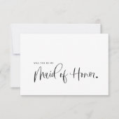 Serez-vous ma servante d'honneur Carte de proposit (Devant)