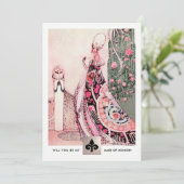 Serez-vous ma servante d'honneur ? Cartes d'invita (Debout devant)