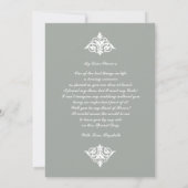 Serez-vous ma servante d'honneur ? Cartes d'invita (Dos)