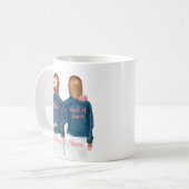Serez-vous ma servante d'honneur Jean Jacket Mug (Devant gauche)