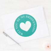 Serez-vous mes autocollants de demande de servante (Enveloppe)