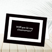 Serez-vous mes garçons d'honneur ? Carte