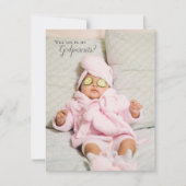 Serez-Vous Mes Godparents Invitation Photo Complet (Devant)