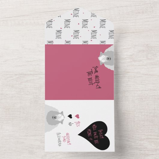 Serez-Vous Mien? Amour de Mouton + Carte de la Sai (À l'intérieur)