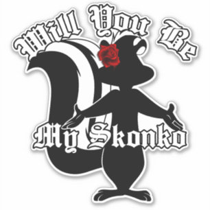 serez-vous mon autocollant Skonko Decal