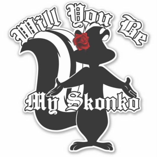 serez-vous mon autocollant Skonko Decal (Devant)