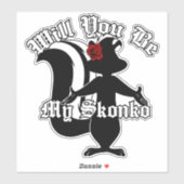 serez-vous mon autocollant Skonko Decal (Feuille)