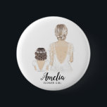 Serez-Vous Mon Badge De Proposition Flower Girl<br><div class="desc">Serez-vous ma servante d'accueil Badge simple et classique "Voulez-vous ma servante d'accueil?" Insigne avec une femme de ménage et mariée. Customisez le nom et le rôle à votre préférence.</div>