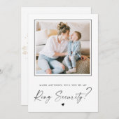 Serez-Vous Mon Carte photo De Proposition De Sécur (Devant / Derrière)