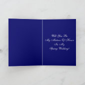 Serez-Vous Mon Chef D'Honneur Carte Printemps/Été (Intérieur)