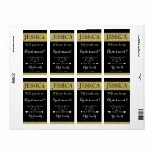 Serez-vous mon étiquette de bouteille de vin (Feuille entière)