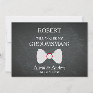 Serez-vous mon Groomsman ? Invitation
