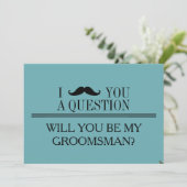 Serez-vous mon Groomsman ? Invitation (Debout devant)