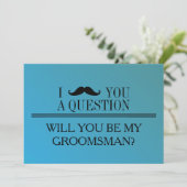 Serez-vous mon Groomsman ? Invitation (Debout devant)