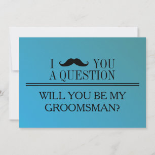 Serez-vous mon Groomsman ? Invitation