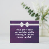 Serez-vous mon Groomsman ? Invitation (Debout devant)