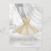 Serez-Vous Mon Invitation De Servante D'Épouse (Devant / Derrière)