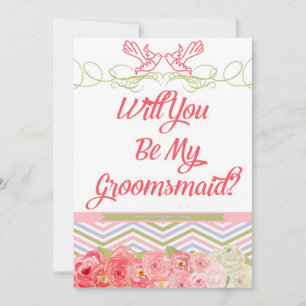 Serez-Vous Mon Invitation Groomsmaid