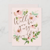 Serez-vous mon maître d'honneur ? | Carte Bridesma (Devant / Derrière)