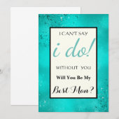 Serez-Vous Mon Meilleur Homme ? Invitation (Devant / Derrière)