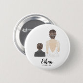 Serez-Vous Mon Page Boy Proposition Badge (Devant & derrière)