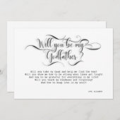 Serez-Vous Mon Parrain - Carte Proposition (Devant / Derrière)