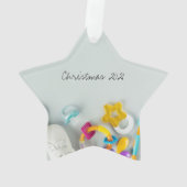 Serez-vous mon parrain Noël Star Ornement (dos)