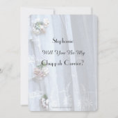 Serez-vous mon porteur de dais nuptial Invitation (Devant)