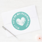 Serez-vous mon serviteur demande autocollants vint (Enveloppe)