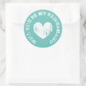 Serez-vous mon serviteur demande autocollants vint (Sac)