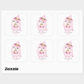 Serez-Vous Mon Sticker Ghost Rose Boo (Feuille)