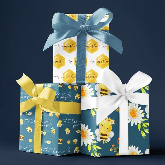 Serez-Vous Nos Feuilles D'Enveloppement Fille Fleu