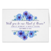 Serez-vous notre carte bleue pour femme de ménage (Devant horizontal)