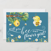 Serez-Vous Notre Carte De Proposition Flower Girl  (Devant)